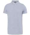 WK225 WK Designed to Work Stud Piqué Polo Shirt Oxford Grey colour image